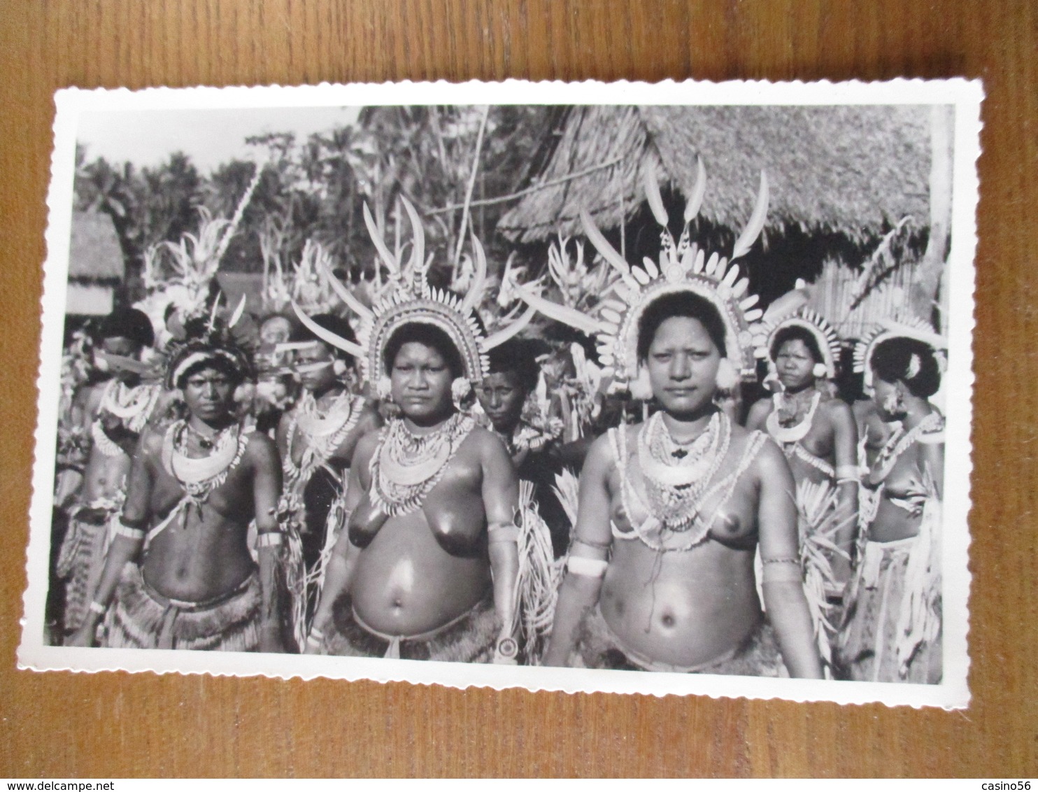 Cpa Papouasie Papoue Carte Photo Nouvelle Guine - Papouasie-Nouvelle-Guinée