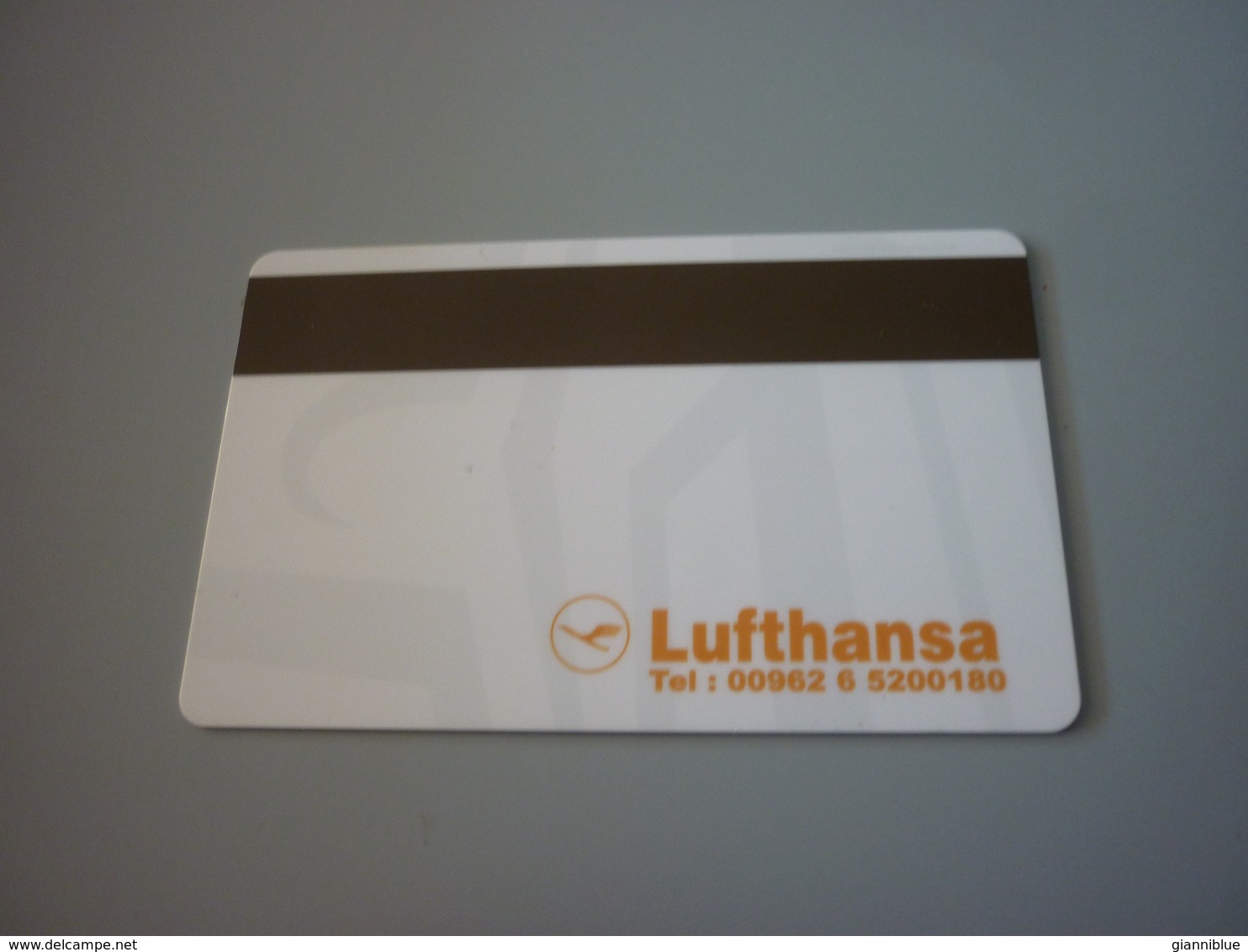 Jordan Amman Kempinski Hotel Room Key Card (Lufthansa Airlines) - Cartes D'hotel