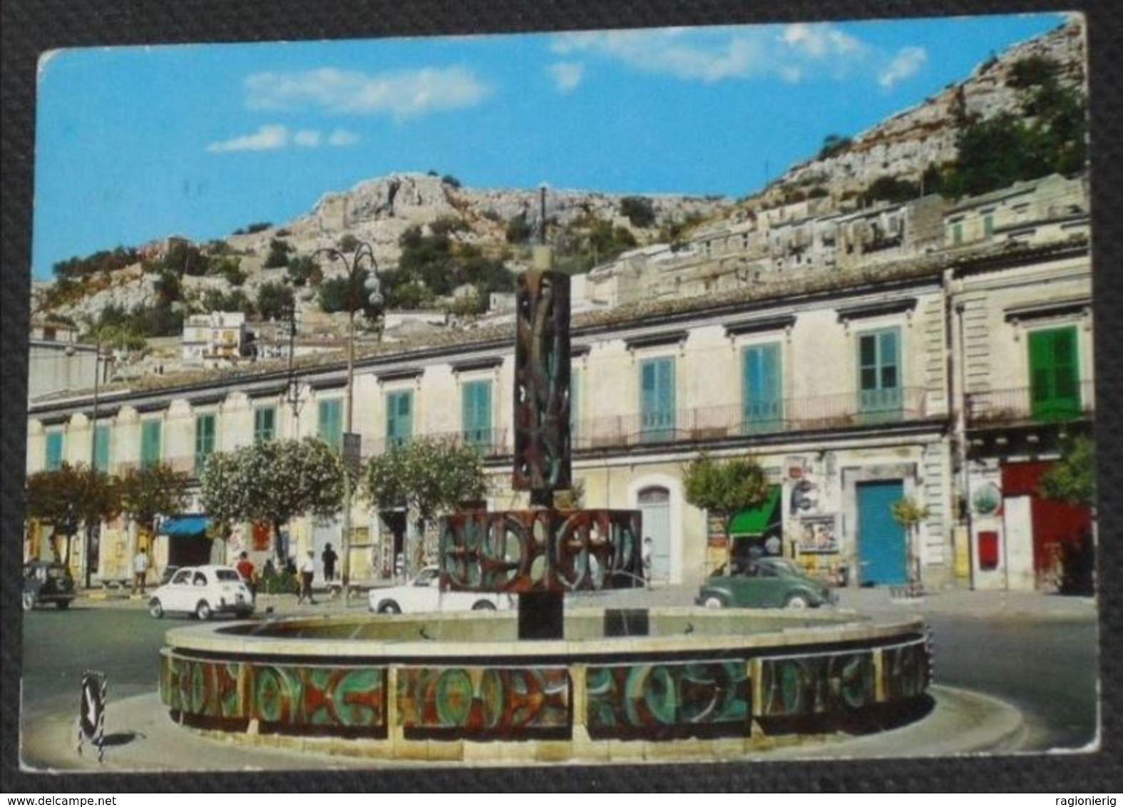 RAGUSA - Modica - Piazza Corrado Rizzone E Fontana - 1981 - Modica