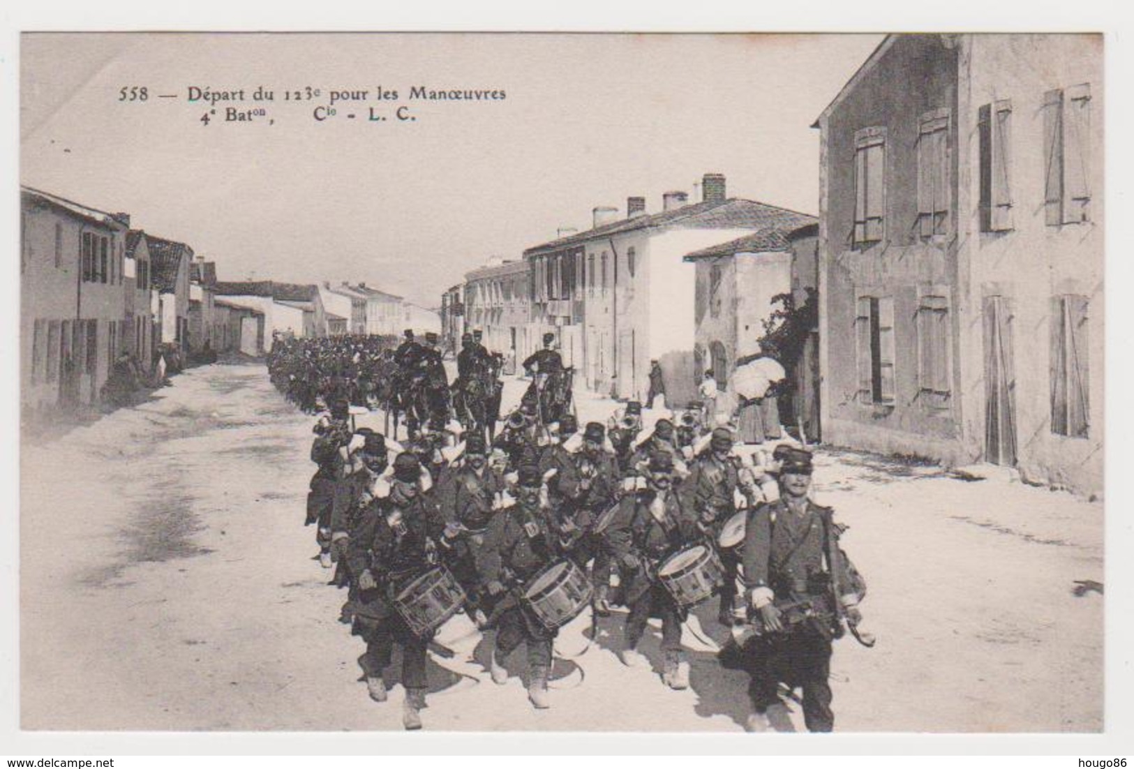 La Rochelle, Départ Du 123ème 4éme Bat Pour Manoeuvres - La Rochelle