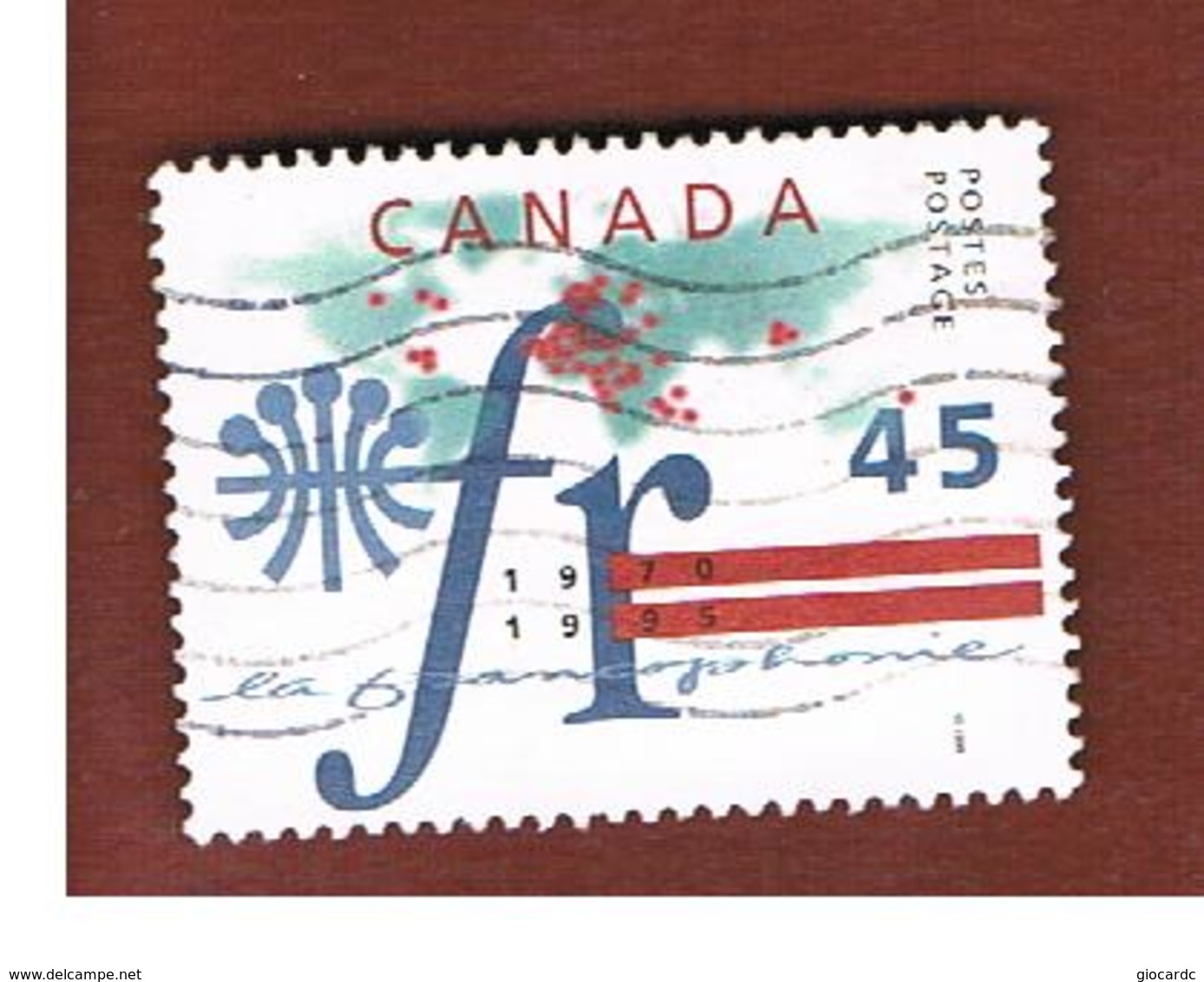 CANADA   -  SG 1671 - 1995 AGENCY FOR COOPERATION       - USATI  (USED)° - Usati