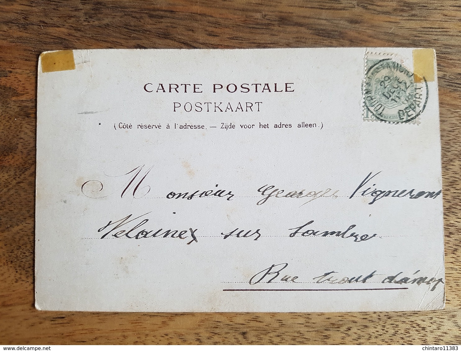CP Tournai 1908 "Les Tournaisiens Sont Là, 5e Couplet - Partition De Chanson Patois" - Tournai
