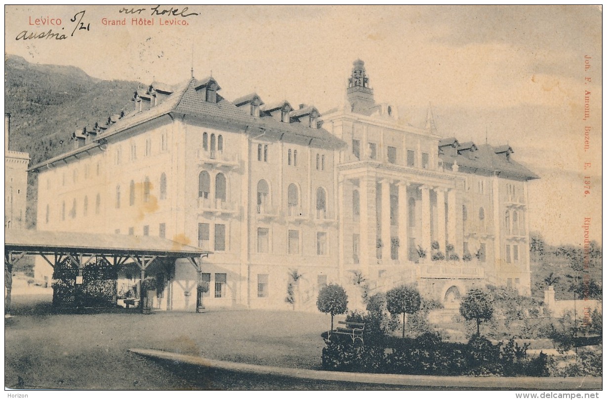 U.357.  LEVICO - Grand Hotel Levico - 1906 - Sonstige & Ohne Zuordnung