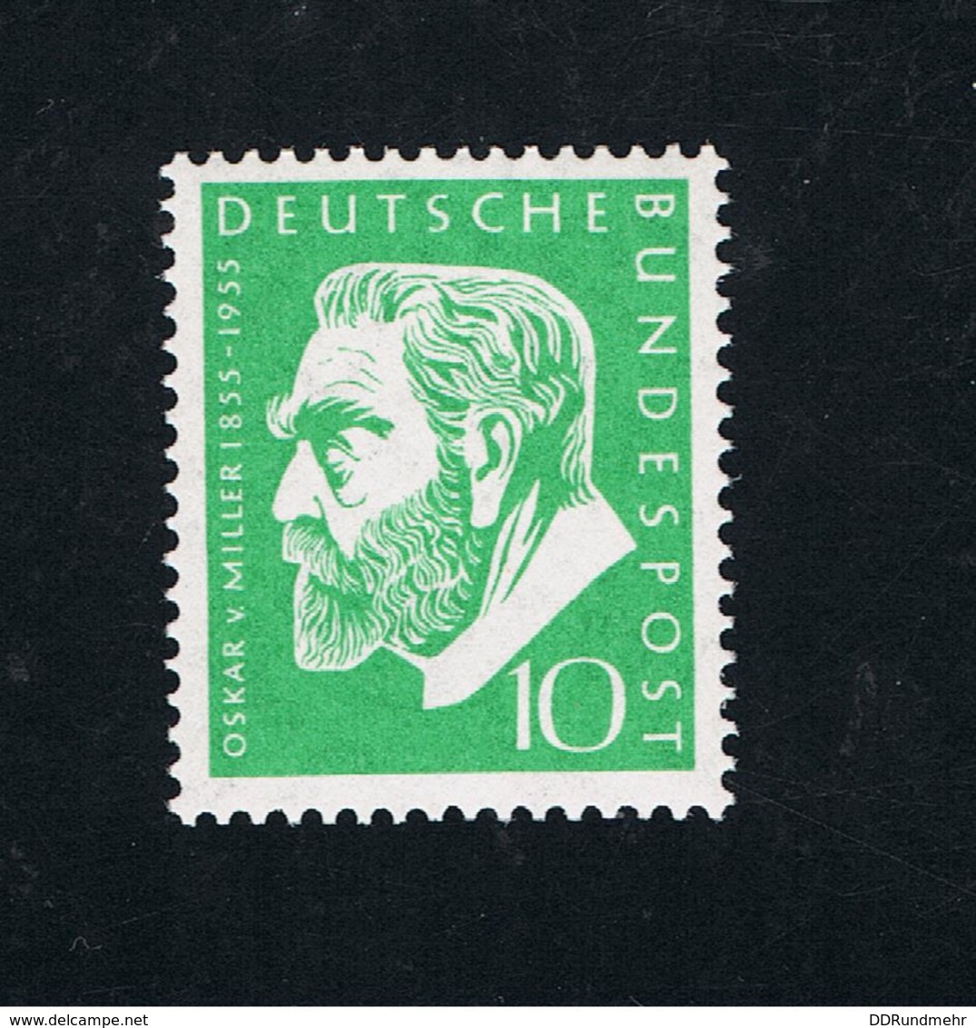7. Mai 1955, 100. Geburtstag Von Oscar Von Miller Michel 209 Postfrisch Xx - Unused Stamps