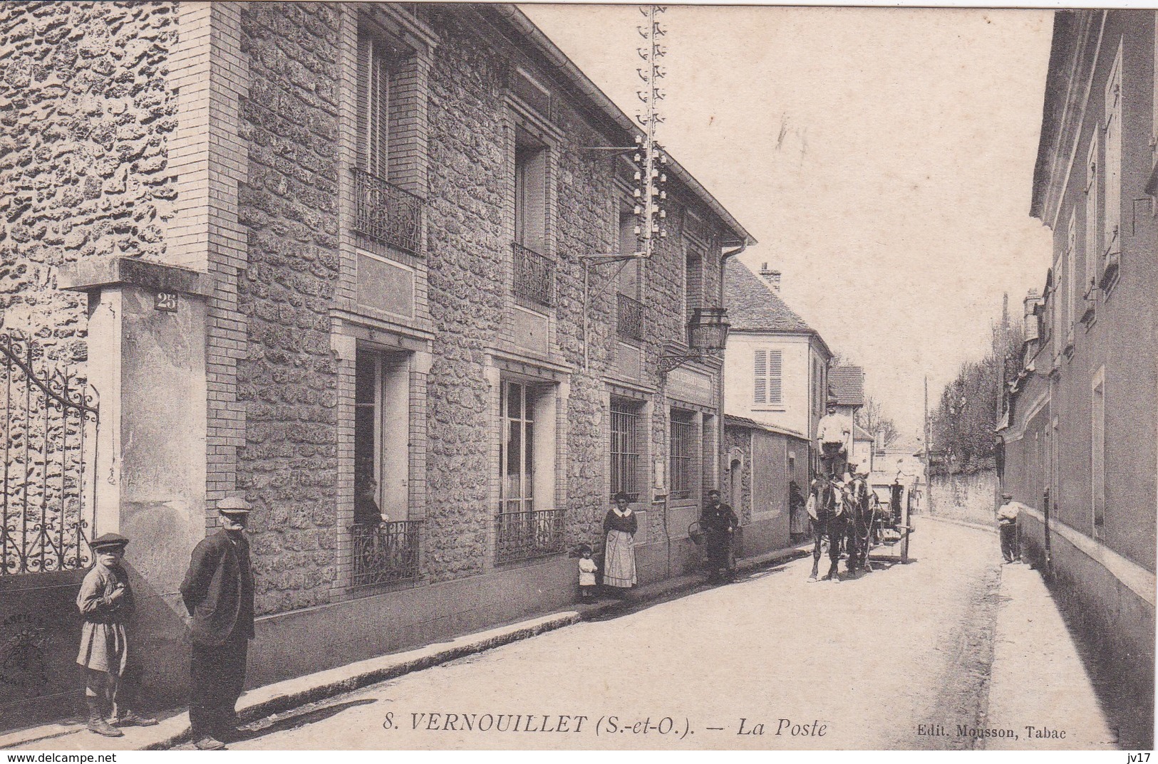 Cpa VERNOUILLET (78) - La Poste - Vernouillet