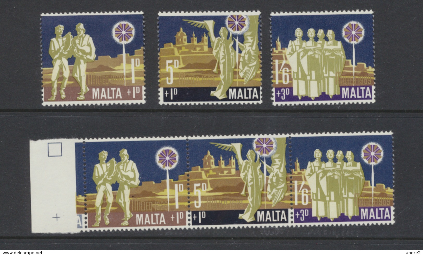 Malte - Malta 1969 Année Complète    *** MNH - Malte