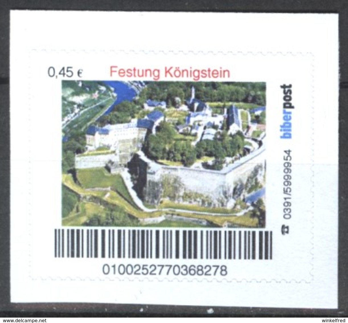 Biber Post Festung Königstein (45)  G447 - Privatpost