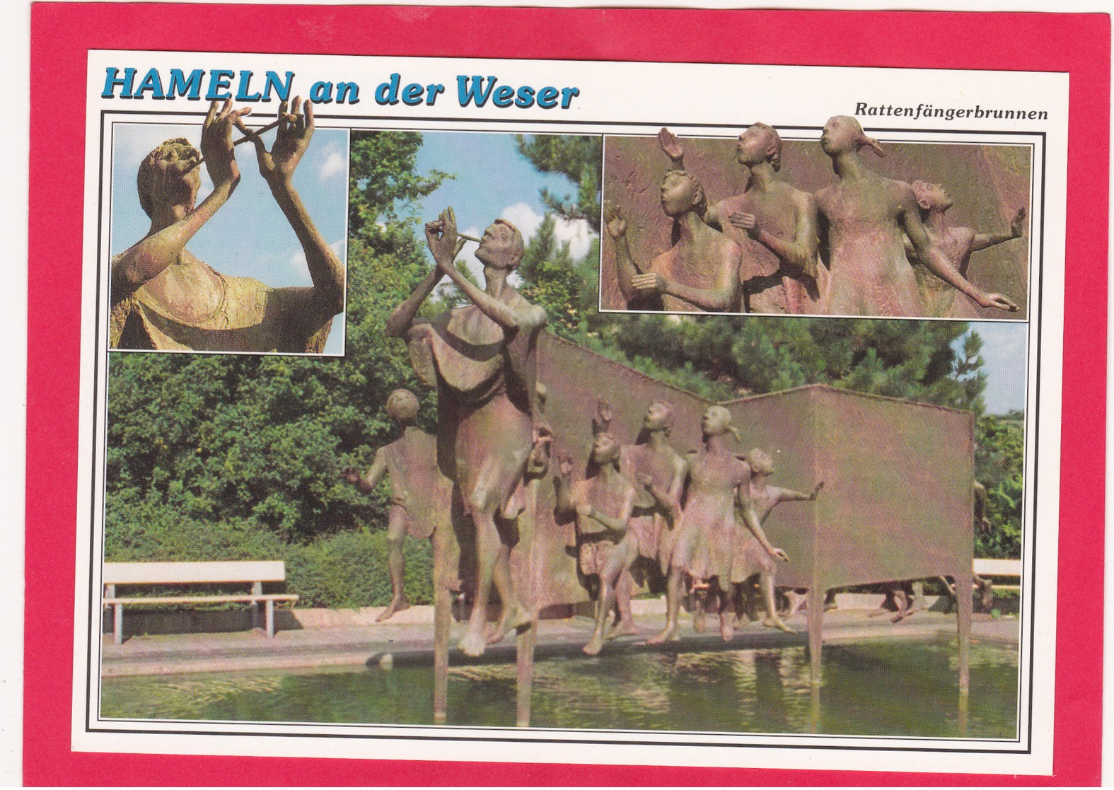 Modern Multi View Post Card Of Hameln A.d. Weser,Lower Saxony, Germany.,B39. - Hameln (Pyrmont)