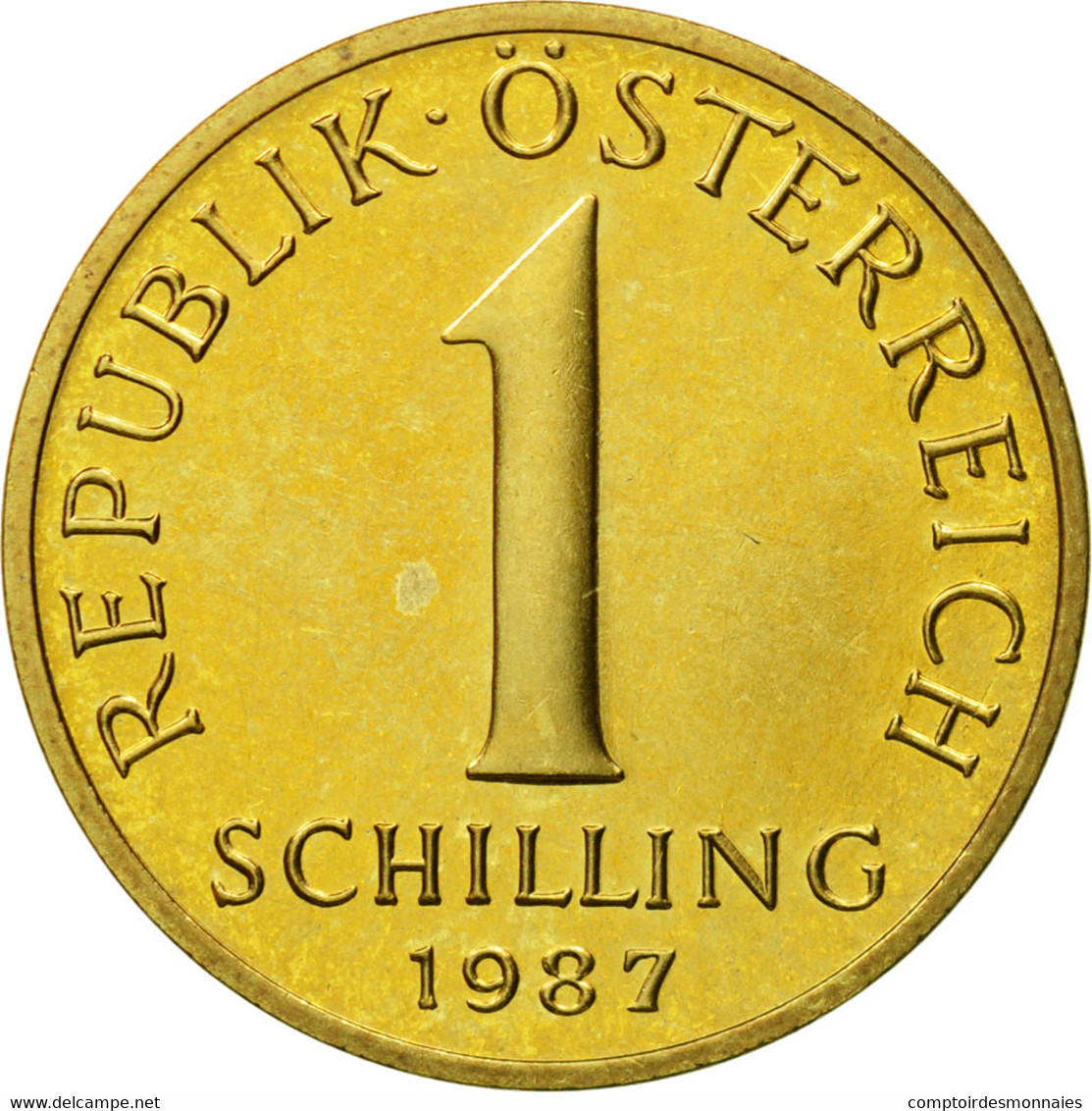 Monnaie, Autriche, Schilling, 1987, SPL, Aluminum-Bronze, KM:2886 - Austria