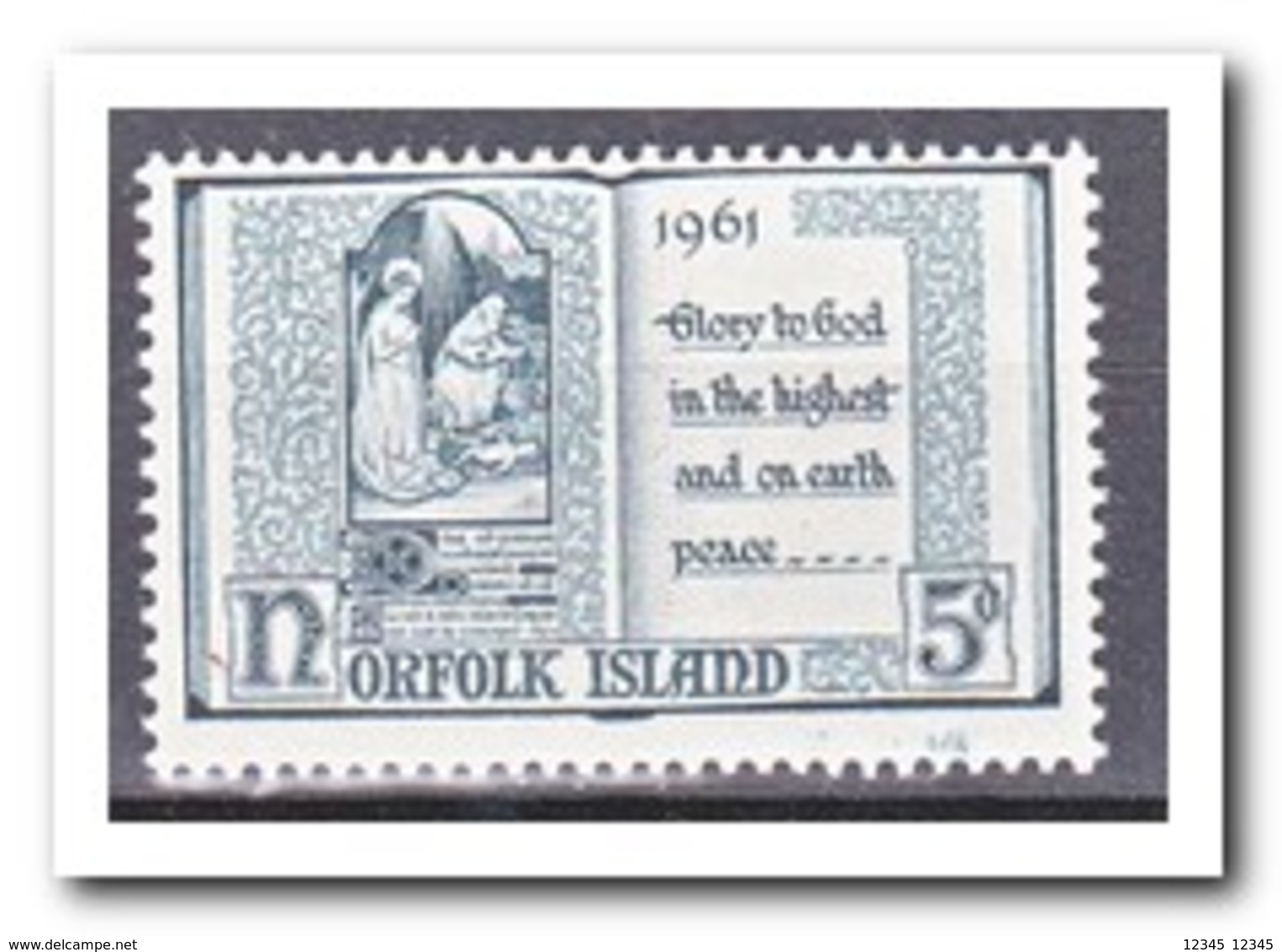 Norfolk 1961, Postfris MNH, Christmas - Norfolk Eiland