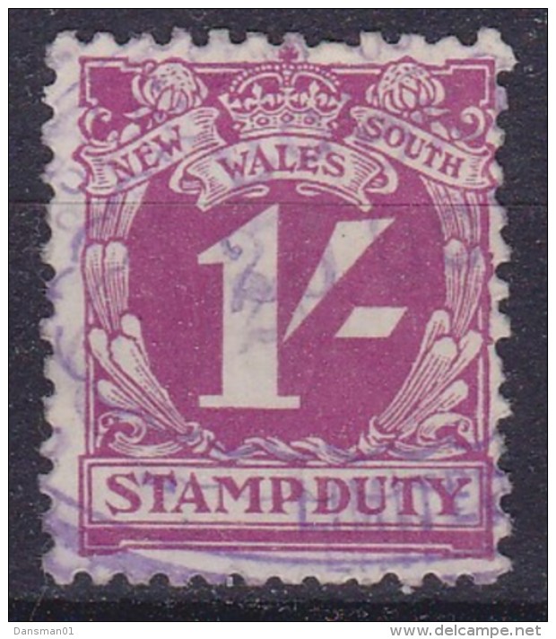 New South Wales Revenue Stamp Duty 1/- Used - Fiscales