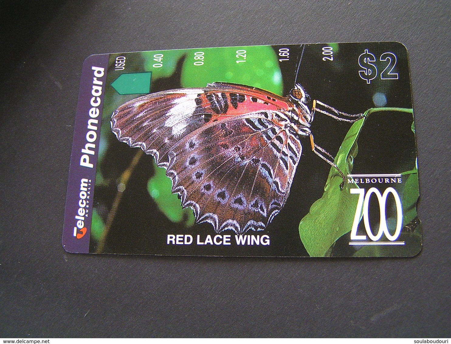 AUSTRALIA Phonecards RED LACE WING Mint .. - Australia