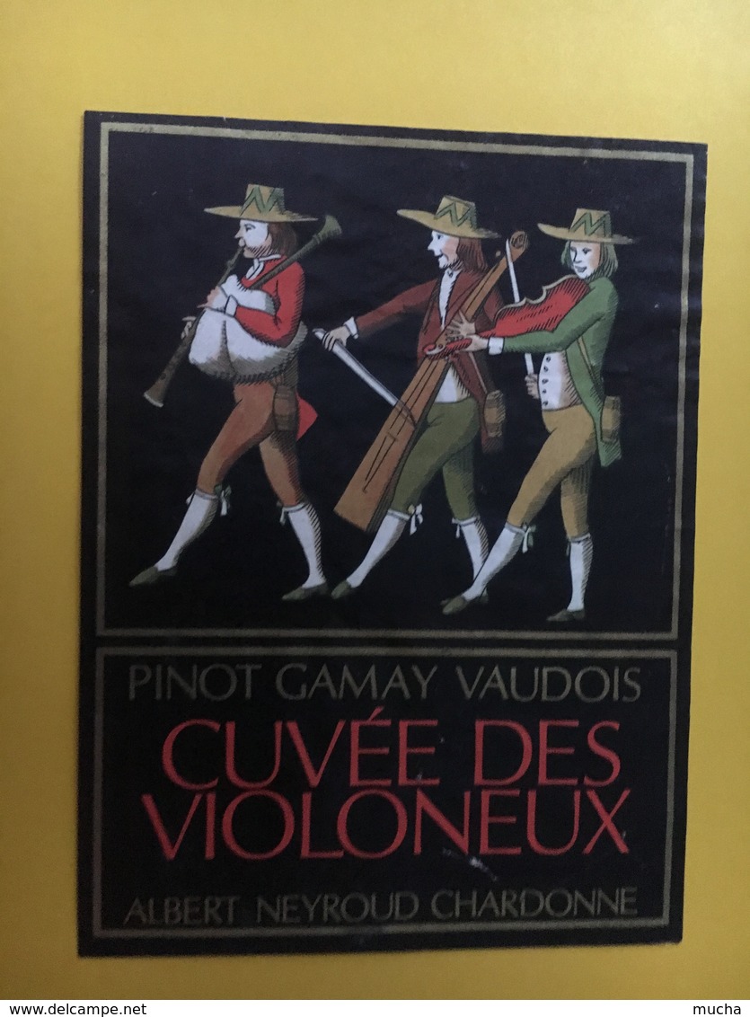 8750 - Cuvée Des Violoneux  Suisse Pinot Gamay Albert Neyroud Chardonne - Musique