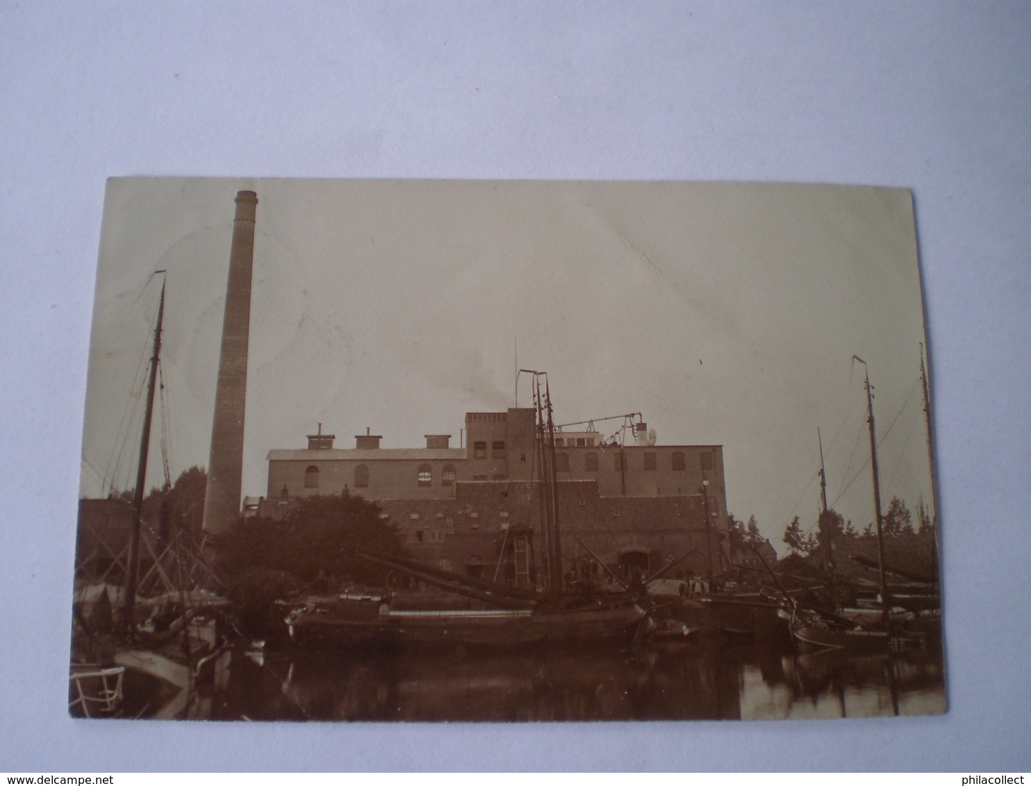 Gorinchem (Gorcum) FOTOKAART Fabriek // Gelopen 1905 - Gorinchem