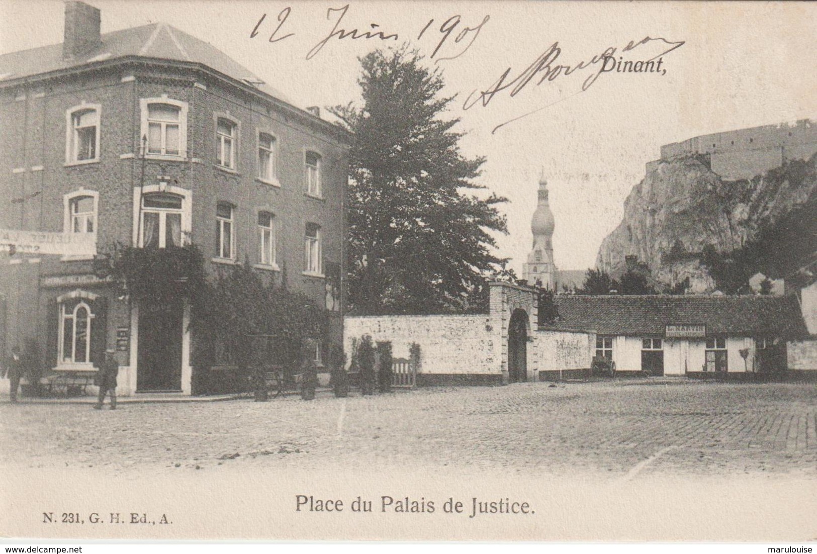 Dinant Place Du Palais De Justice  1905 - Dinant
