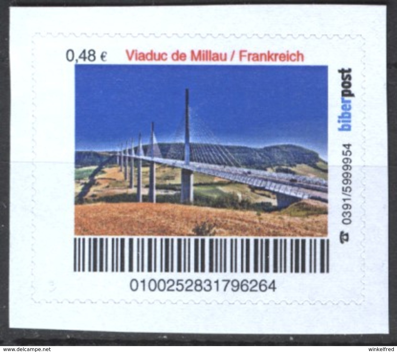 Biber Post Viaduc De Millau Frankreich (48)  G462 - Privatpost