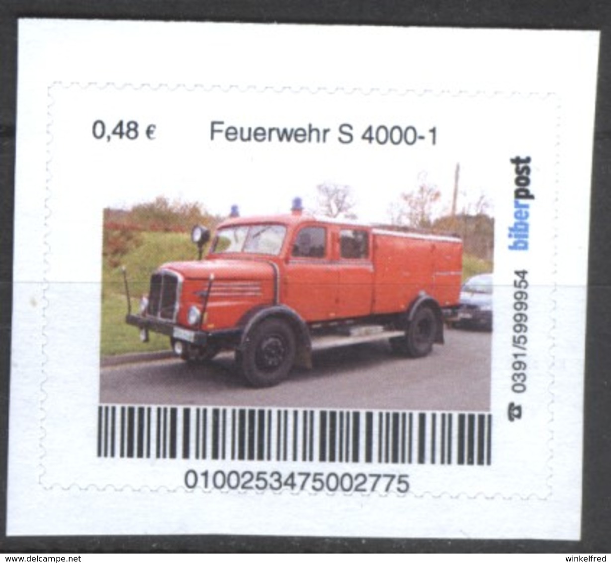 Biber Post Feuerwehr S 4000-1 (48)  G464 - Privatpost