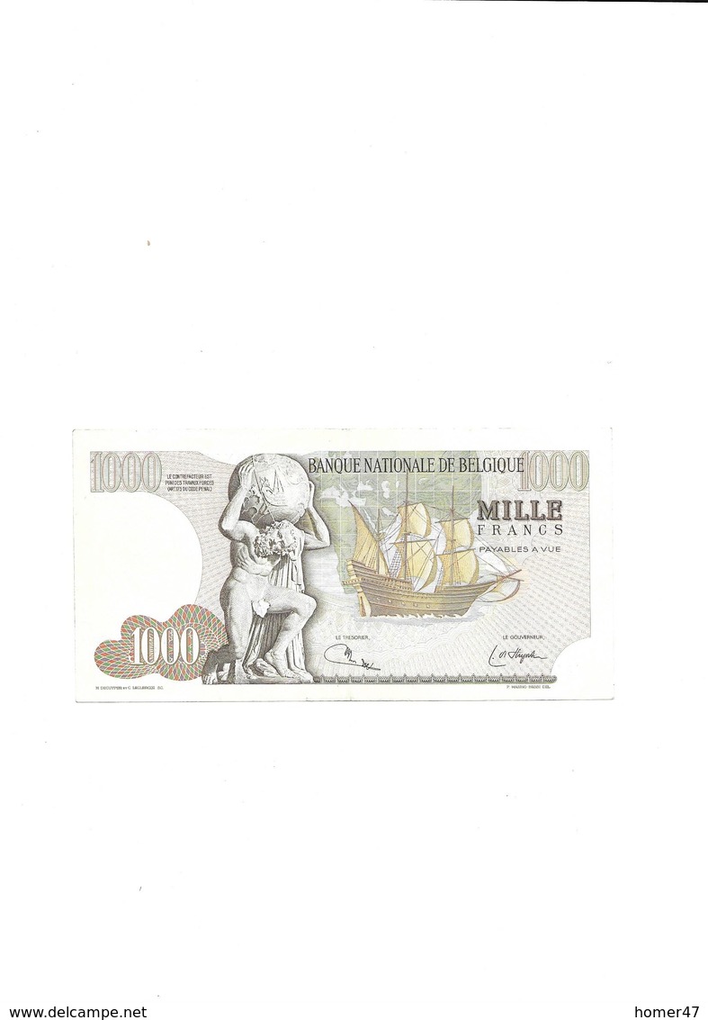 1000 Fr - Mercator - 08.08.75 - 1000 Francs