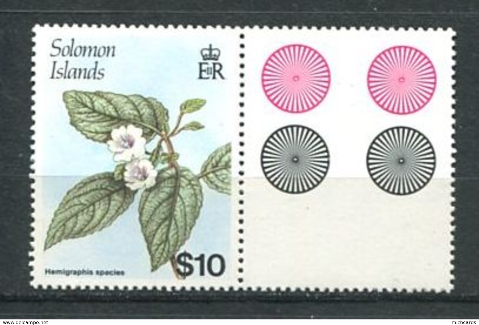 237 SALOMON 1988 - Yvert 646 - Fleur - Neuf **(MNH) Sans Trace De Charniere - Solomon Islands (1978-...)