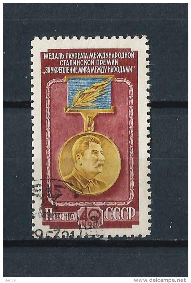 URSS477) 1953 -Premio STALIN Per La PACE - Unif.1649 USED - Used Stamps