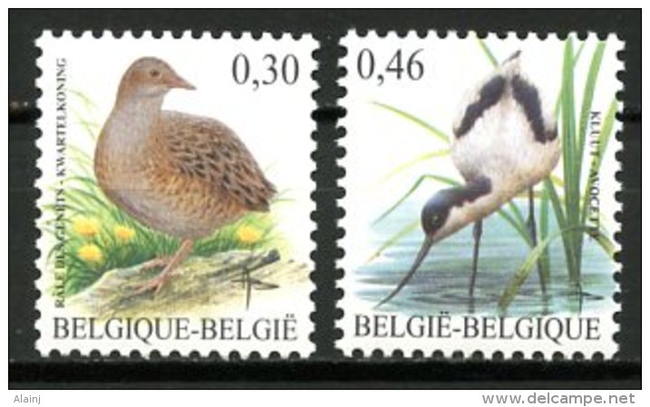 BE   3478 - 3479   XX   ---   Oiseaux Buzin  ::  Râle Des Genêts Et Avocette - Unused Stamps