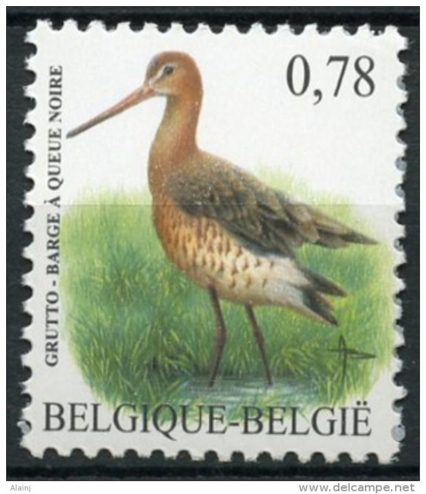 BE   3502   XX   ---   Oiseau Buzin : Barge à Queue Noire - Unused Stamps