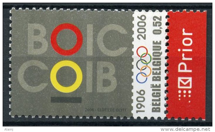 BE   3539   XX   ---   Sports : 100 Ans Du COIB - Unused Stamps