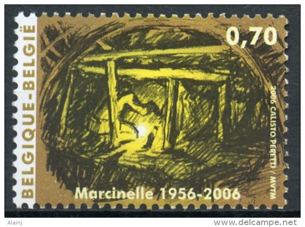 BE   3547   XX   ---   Commémoration Catastrophe De Marcinelle - Unused Stamps