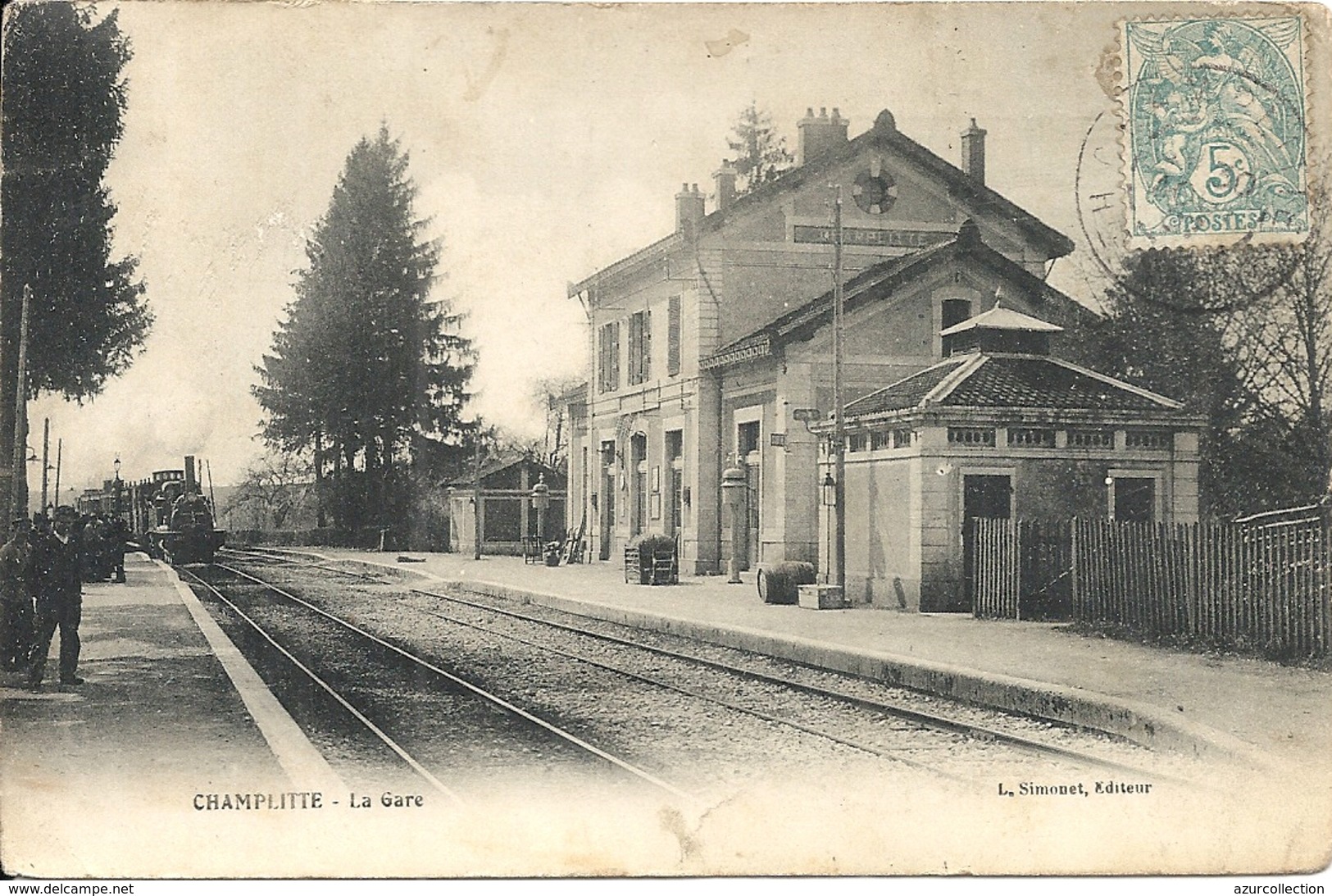 CHAMPLITTE . LA GARE - Autres & Non Classés