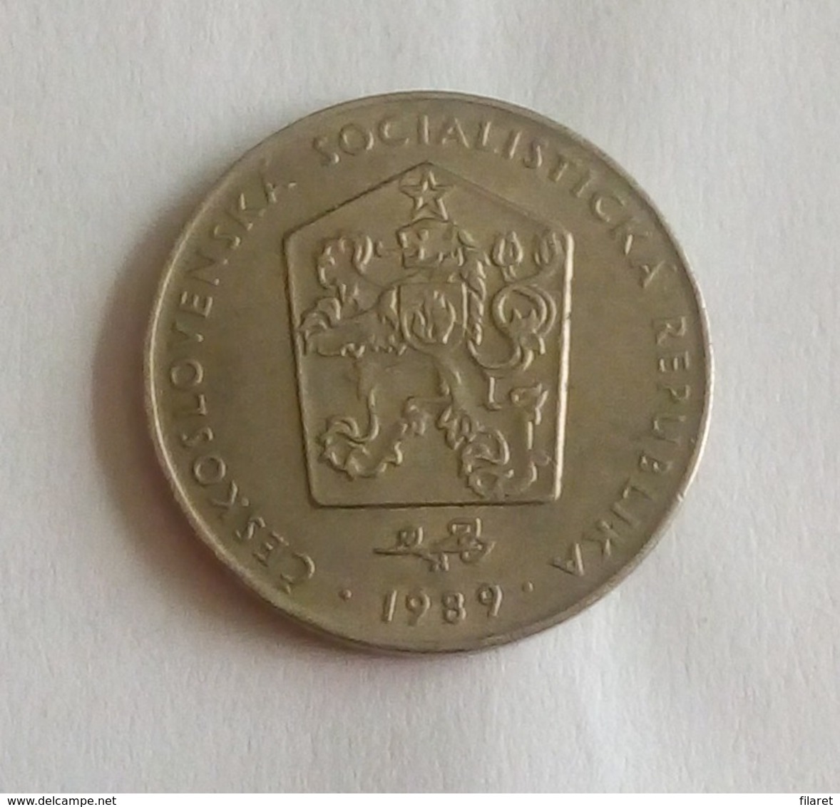 2 KORUNY,1989 - Czechoslovakia