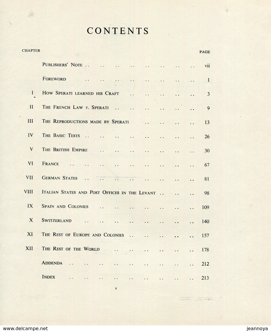 B.P.A. - THE WORK OF JEAN DE SPERATI - 2 PART : TEXT & PLATS - EDIT. 1955 - COMPLET N° 80 / 500 - LUXE & RARE - Fälschungen Und Nachmachungen