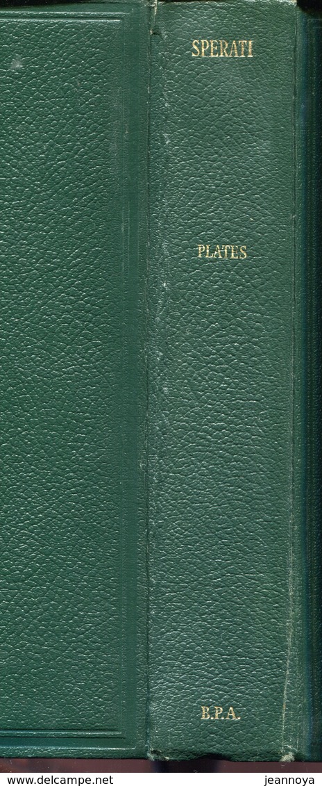 B.P.A. - THE WORK OF JEAN DE SPERATI - 2 PART : TEXT & PLATS - EDIT. 1955 - COMPLET N° 80 / 500 - LUXE & RARE - Falsi