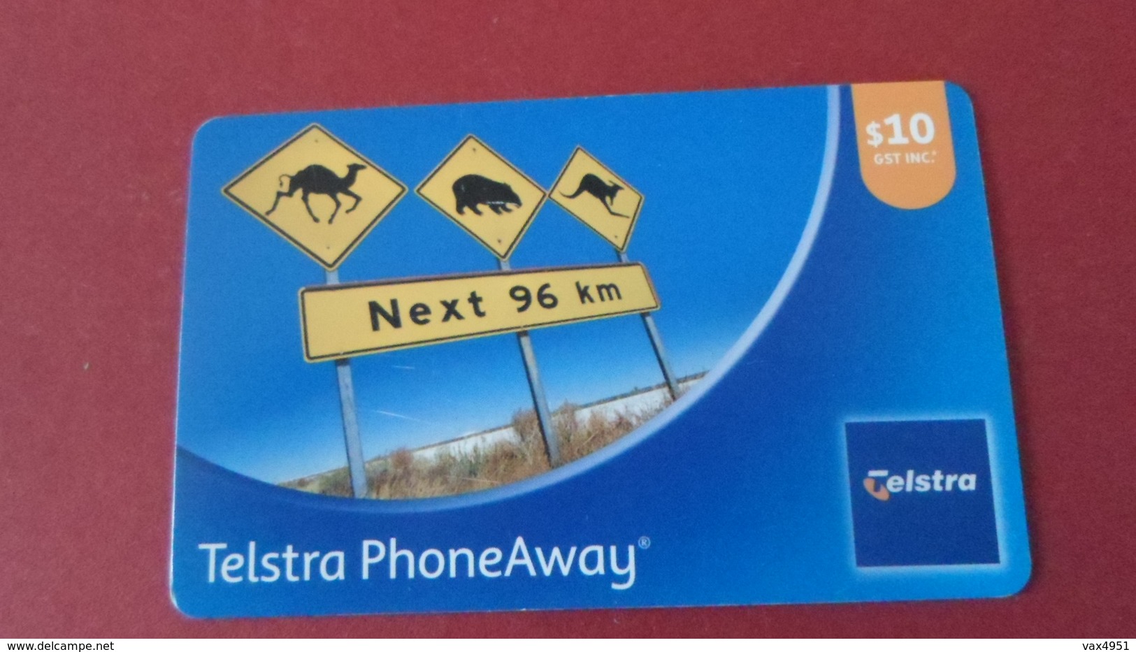 TELECARTE  AUSTRALIA  TELSTRA PHOENAWAY   *****    RARE      A  SAISIR   ****** - Nouvelle-Calédonie