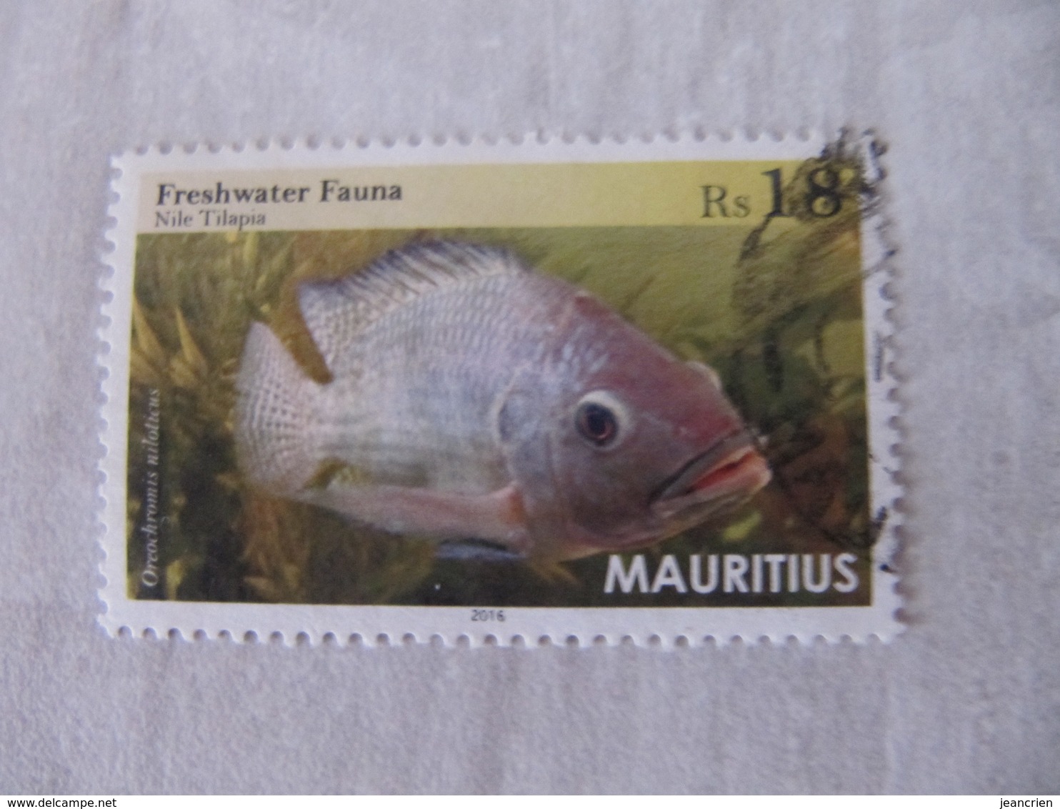 MAURICE MAURITIUS 2016  Obli. FAUNE - Maurice (1968-...)