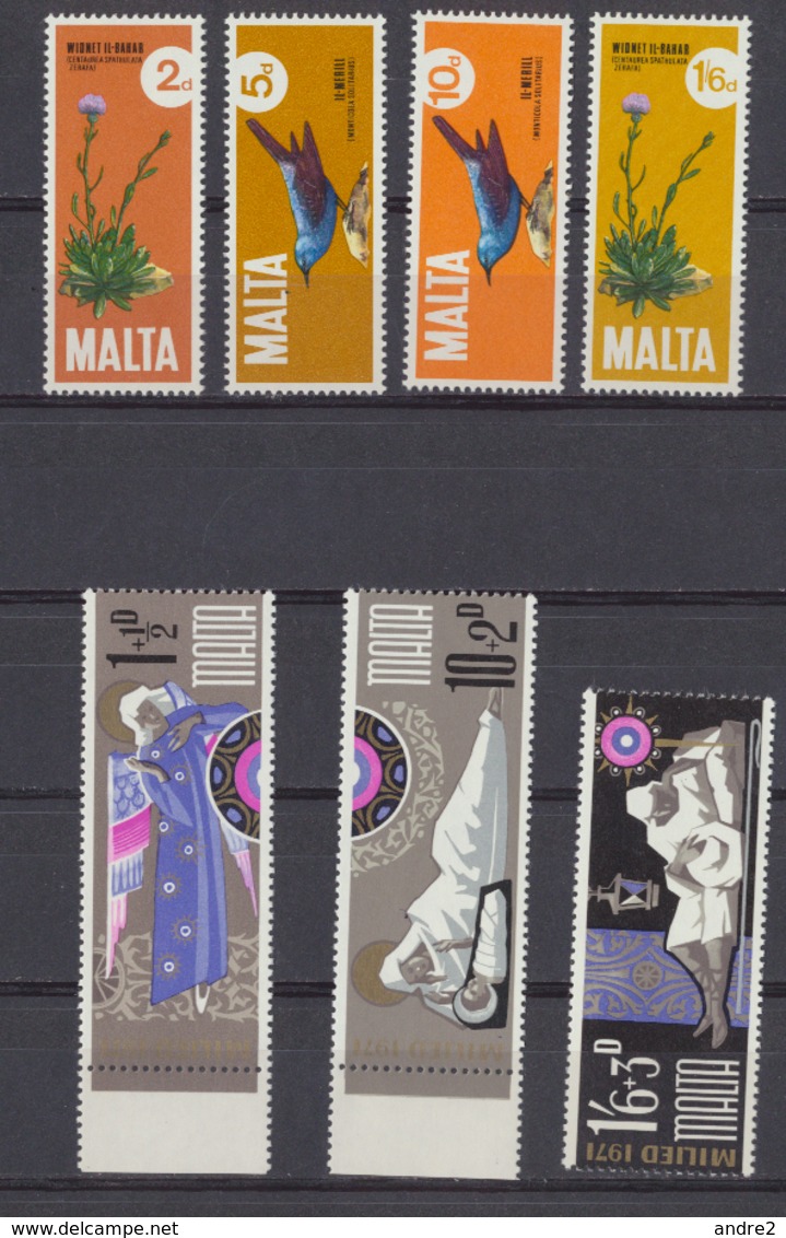 Malte - Malta 1971 Année Complète    *** MNH - Malte