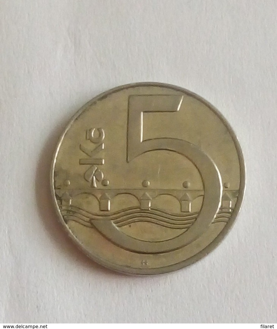 5 KORUNA,1993 - Tchéquie