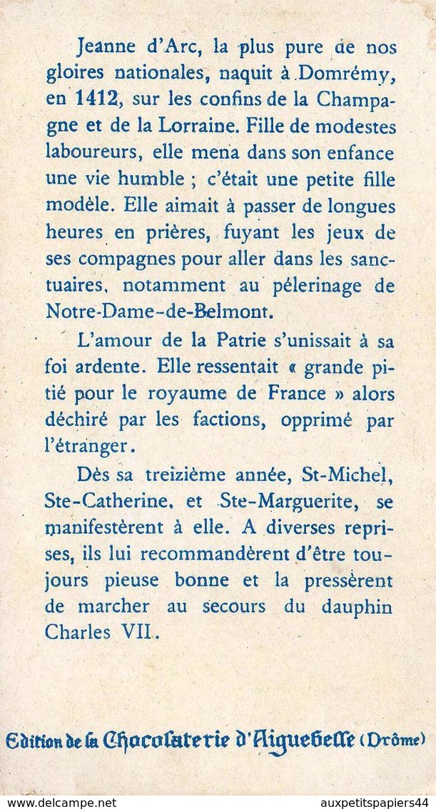 Lot de Divers Chromos Jeanne d'Arc, sentinelle avancée, baptême de clovis, fête de la fédération, Oeillet & Papillon