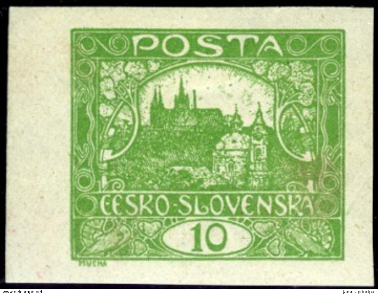 Czechoslovakia. Sc #43a. Unused. * - Unused Stamps