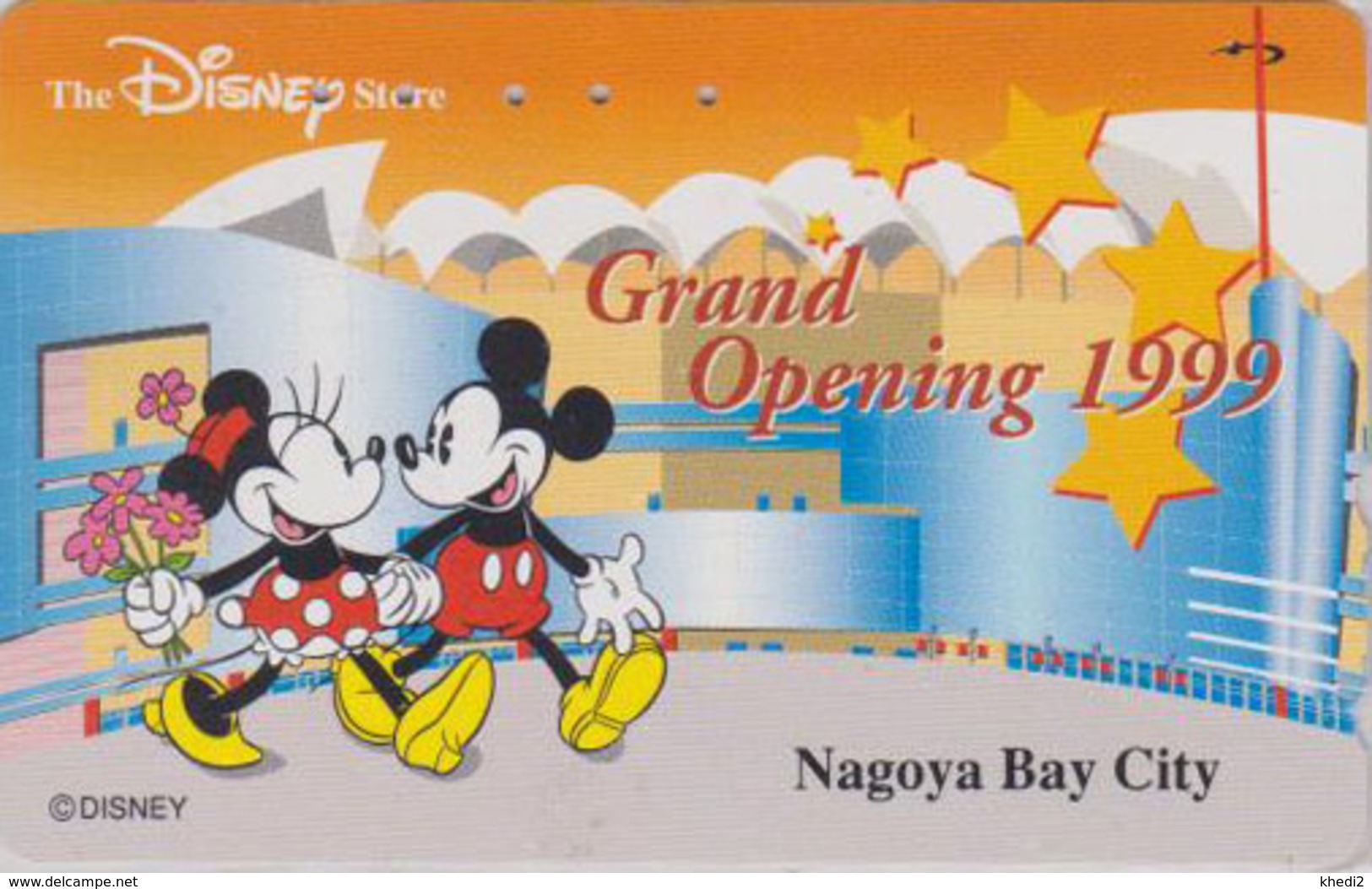 Télécarte Japon / 110-208965 - DISNEY STORE GO - MICKEY & MINNIE - NAGOYA 1999 - Japan Phonecard / 3000 EX - Disney