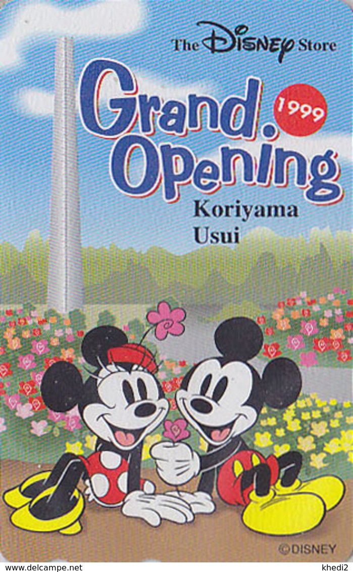 Télécarte NEUVE Japon / 110-208941 - DISNEY STORE GO - KORIYAMA 1999 - MICKEY & MINNIE - Japan MINT Phonecard / 3000 Ex - Disney