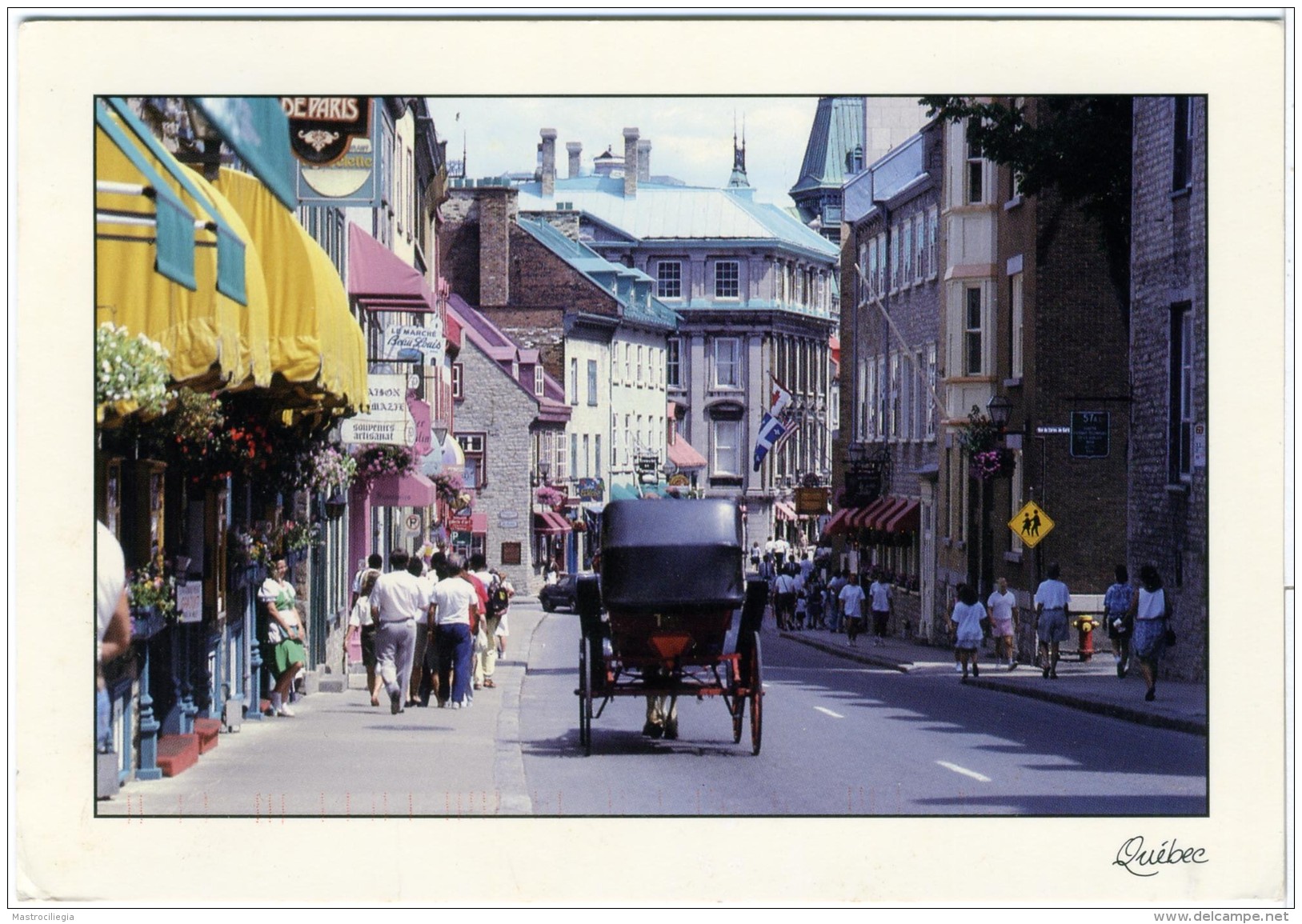 CANADA  VILLE DE QUÉBEC   Rue St-Louis - Québec - La Cité