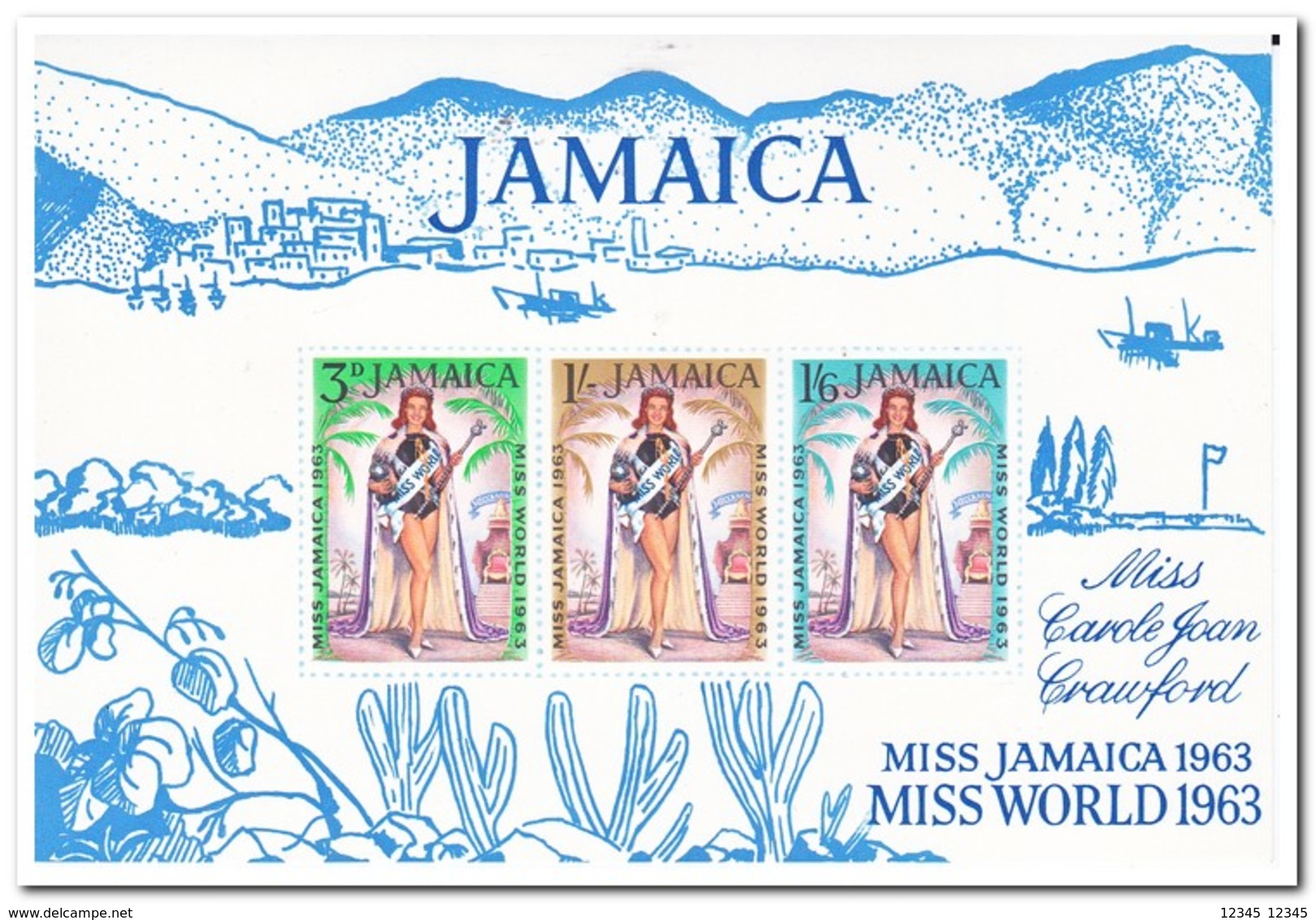 Jamaica 1964, Postfris MNH, Miss World - Jamaica (1962-...)