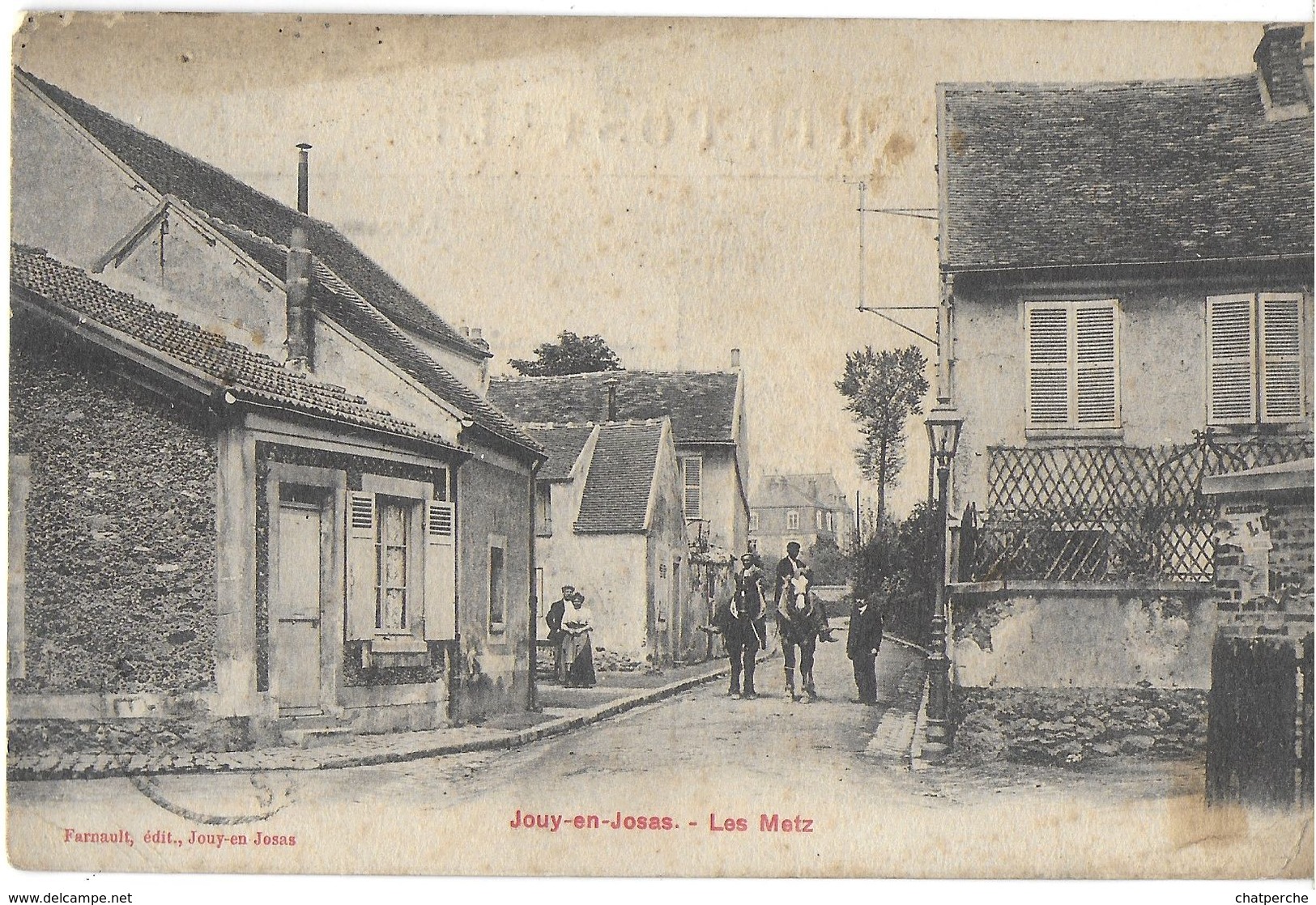 JOUY-EN-JOSAS 78 YVELINES LES METZ  EDIT. FARNAULT CACHET MILITAIRE 41 RÉGIMENT ARTILLERIE LOURDE - Jouy En Josas