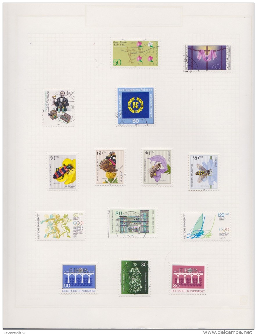 BRD       .    Seite Mit Marken   .    /    .   Page With Stamps - Gebraucht