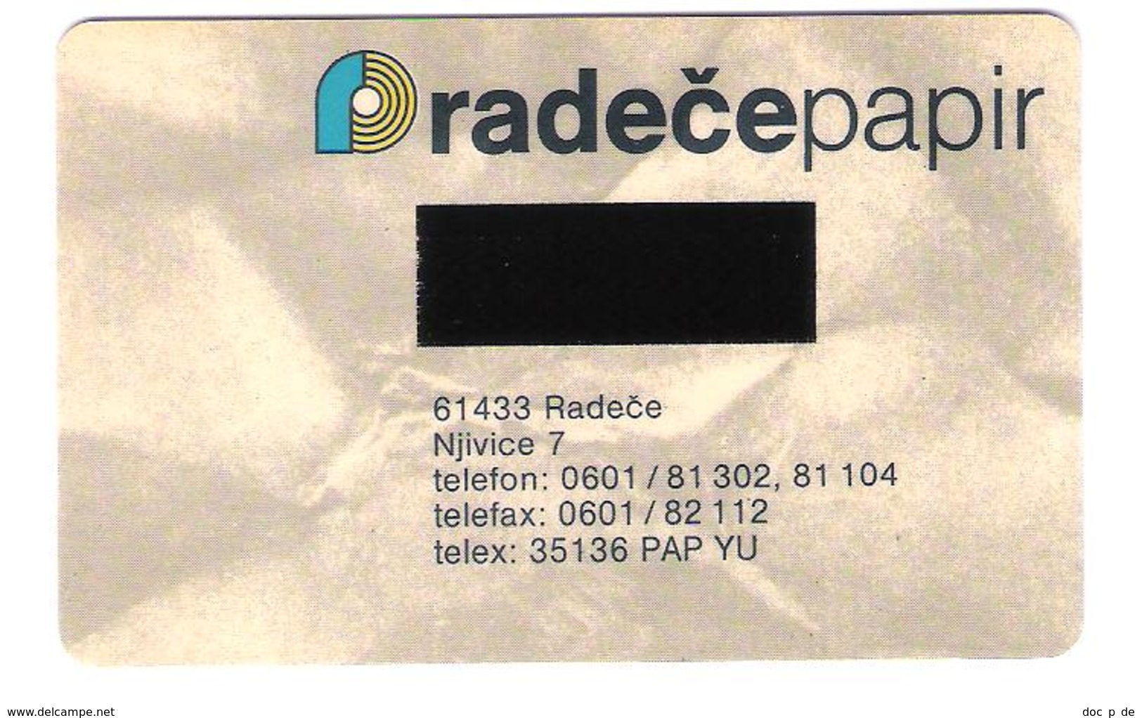 Jugoslavija - Radece - Radecepapir - Overprint PTT Slovenija - 200 Imp. - Jugoslawien