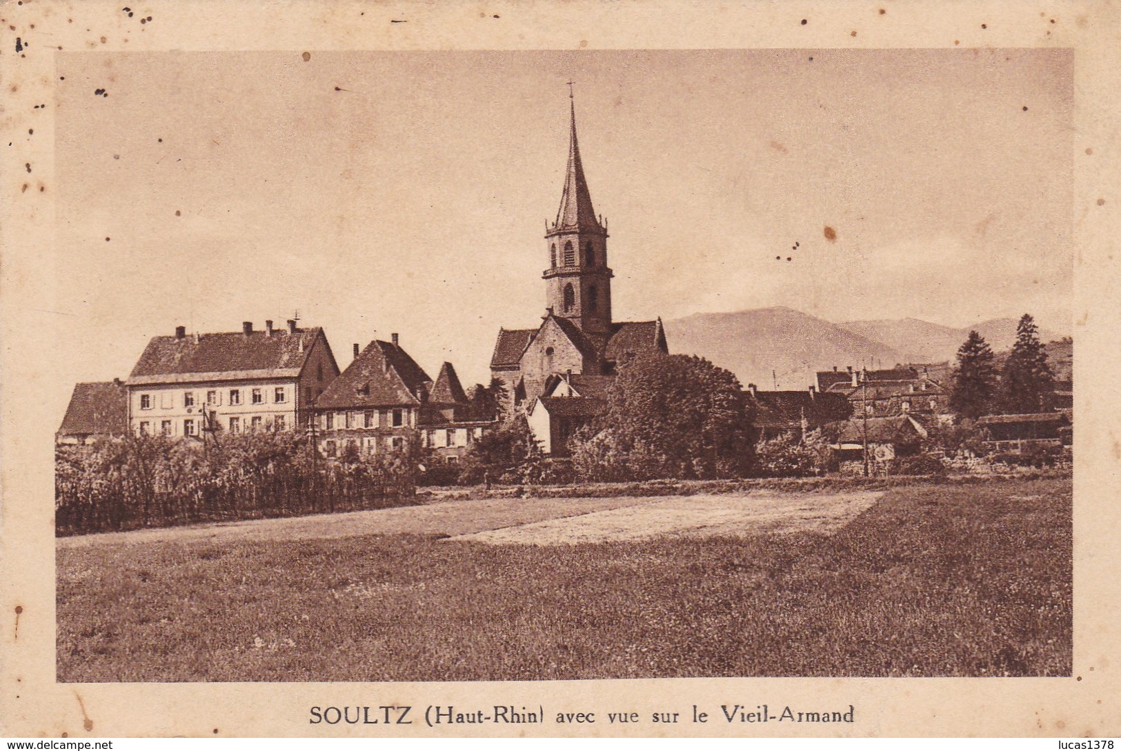 68 / SOULTZ AVEC VUE SUR LE VIEIL ARMAND - Soultz