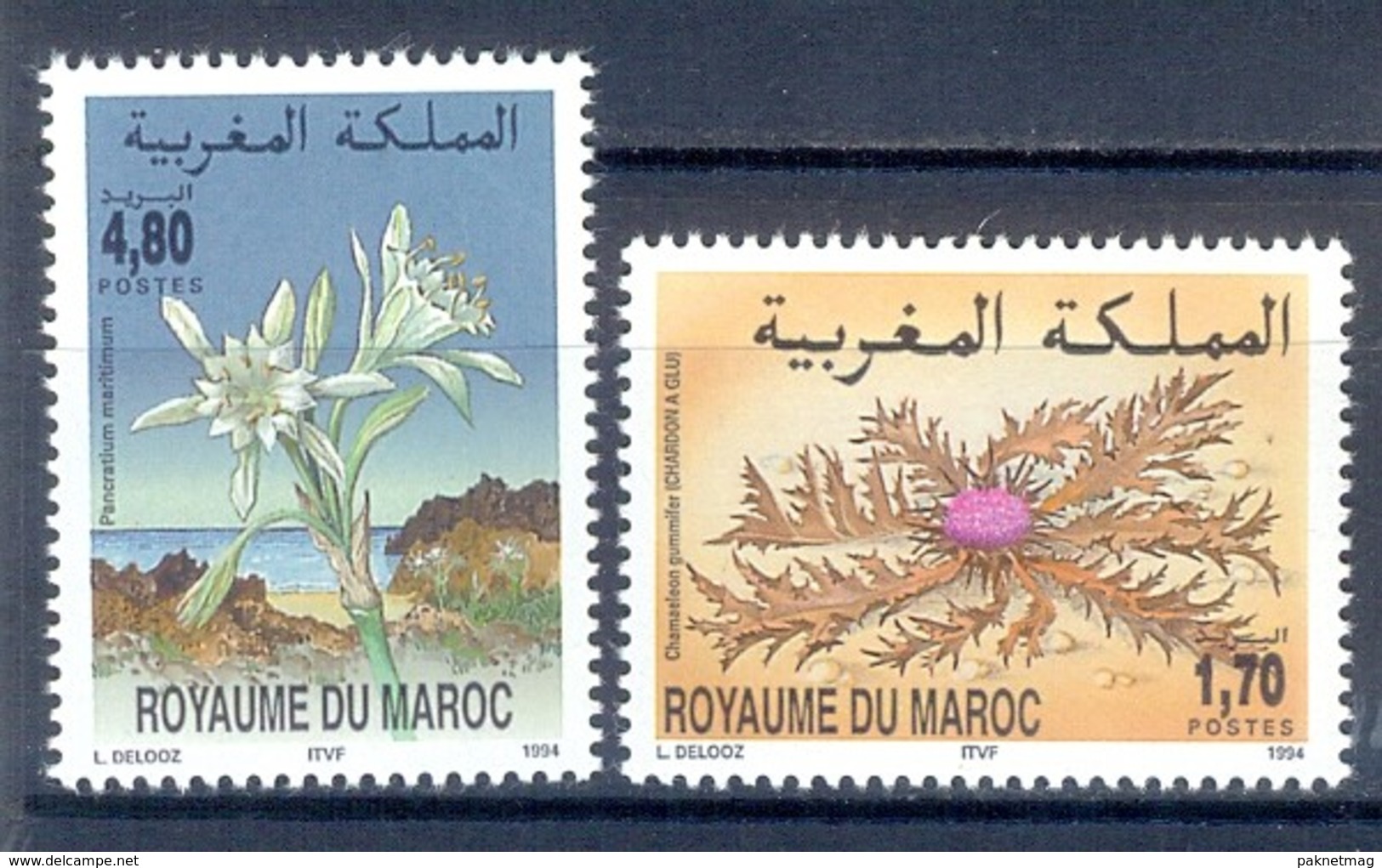 K70- Set Of Flowers. Maroc Morocco 1994. - Other & Unclassified