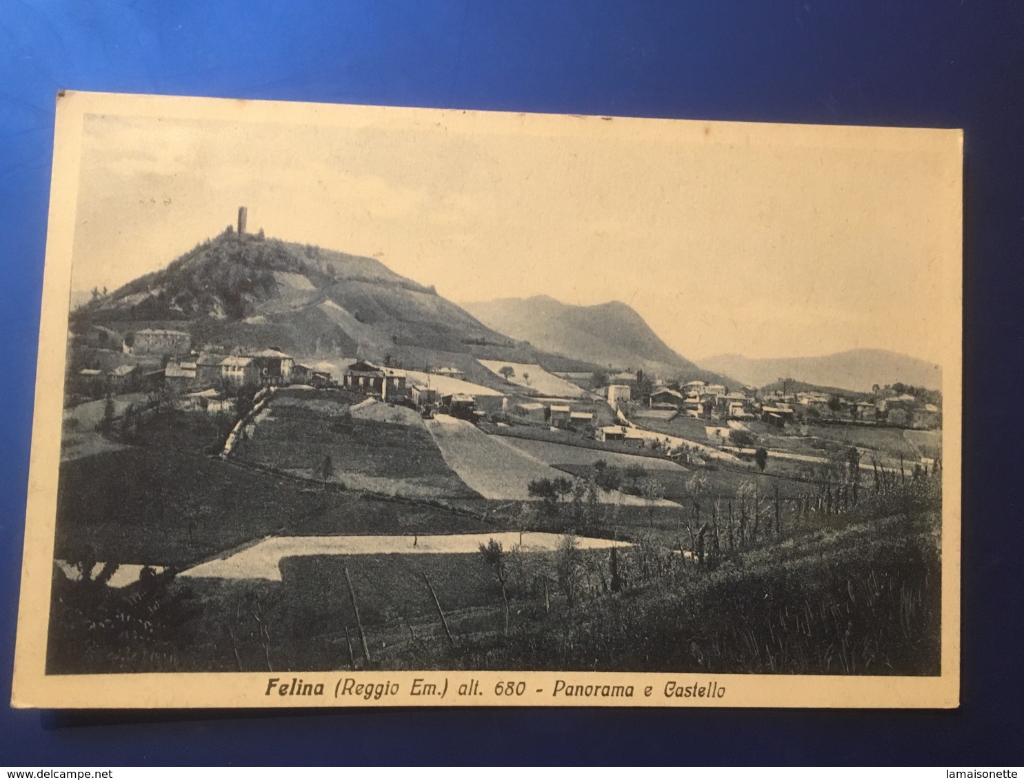 Felina ( Reggio Em. ) Panorama E Castello Viaggiata 1933 - Reggio Nell'Emilia