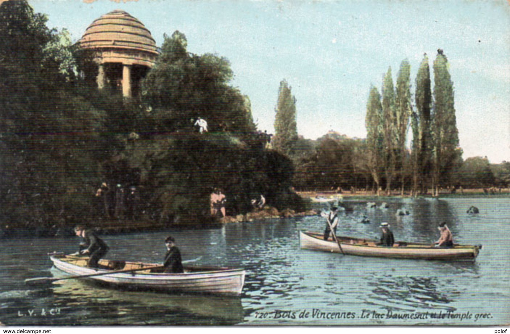PARIS - Bois De Vincennes - Lac Daumesnil Et Temple Grec     (108970) - Autres & Non Classés