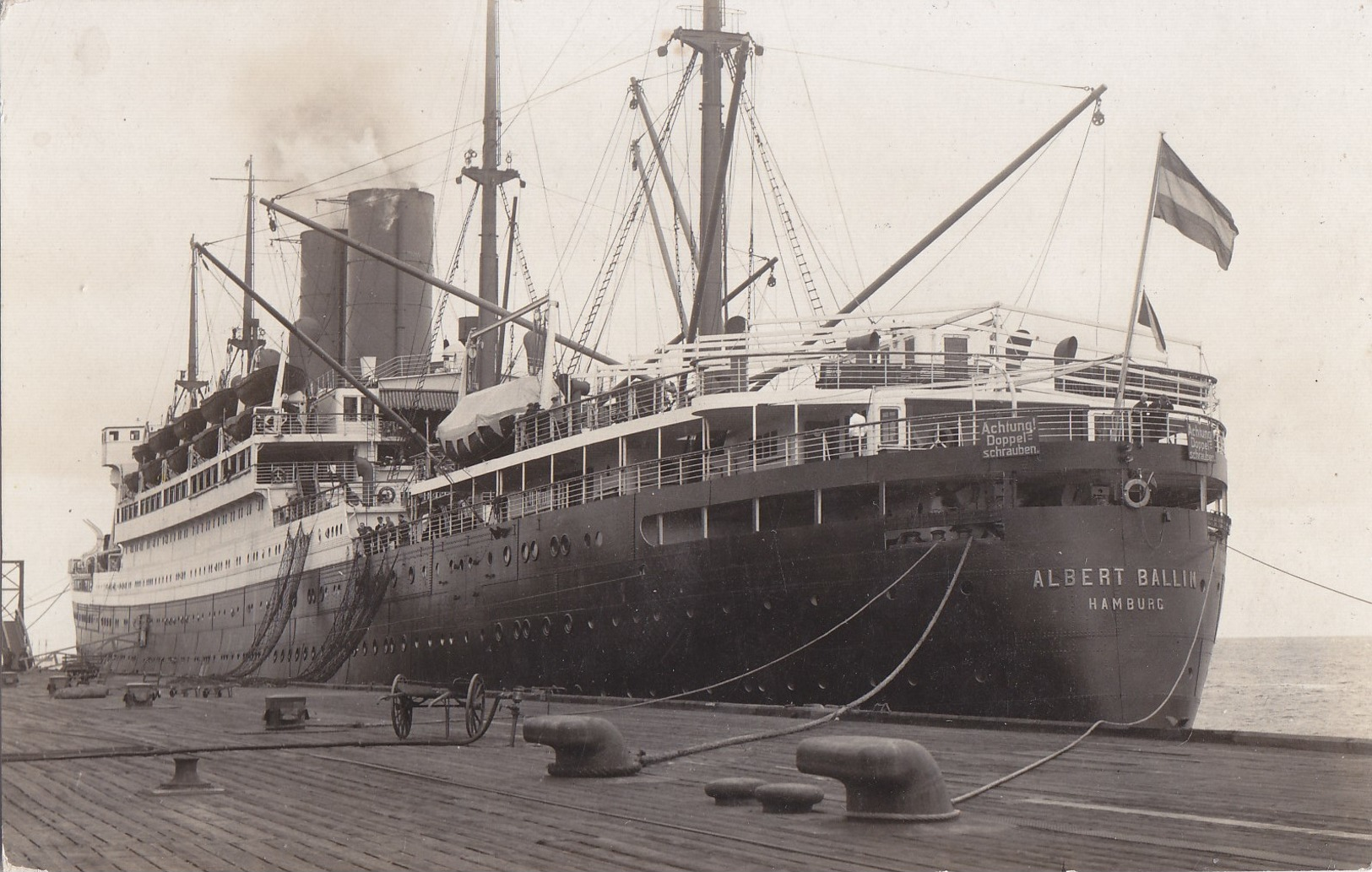 Foto Albert Ballin Hamburg-Amerika-Linie New York Schiff Um 1925 - Schiffe